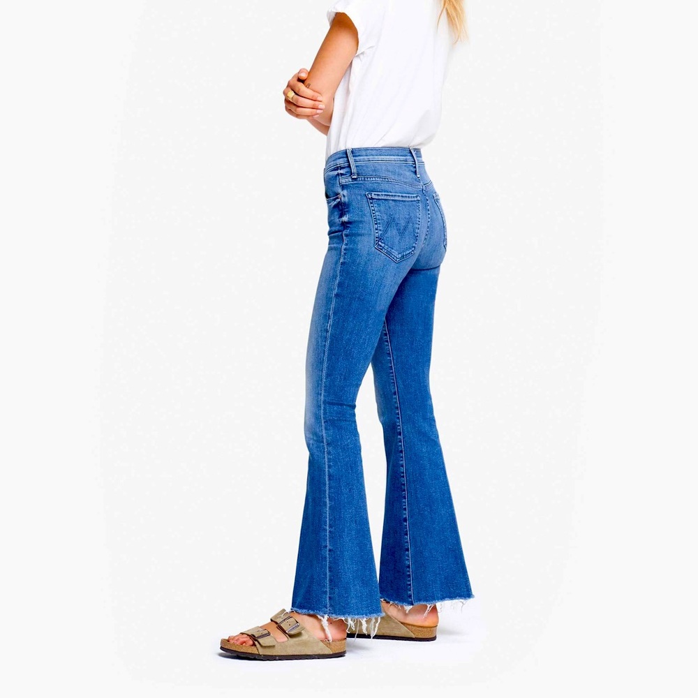 MOTHER Blue Flare Jeans